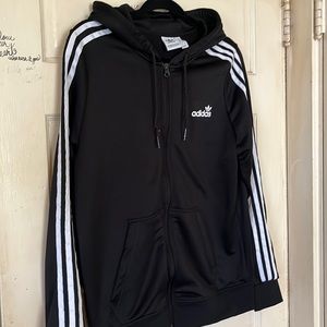 Adidas hooded track jacket